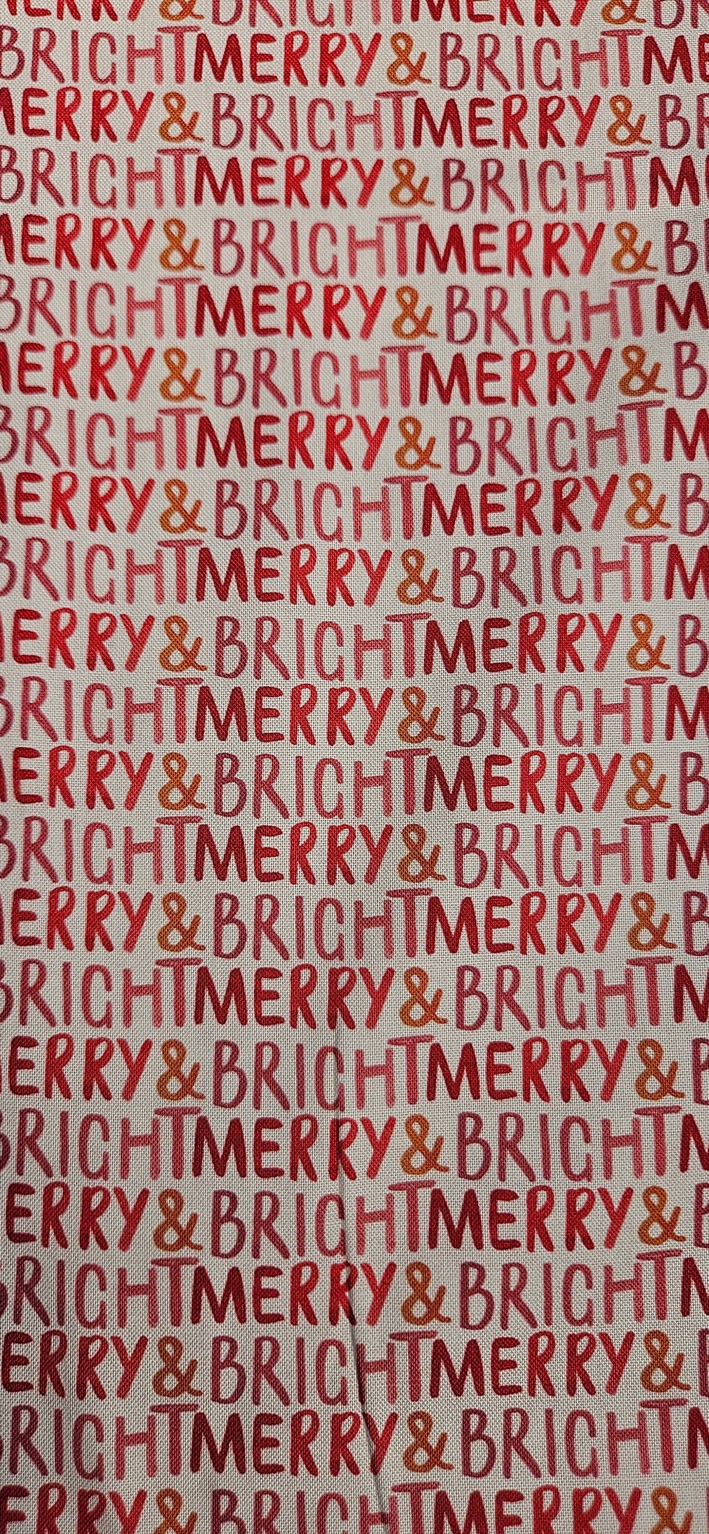 Lewis & Irene Merry Happy Christmas by Bluebellgray – Merry & Bright Candy Cotton Fabric | 100% Premium Quilting Cotton