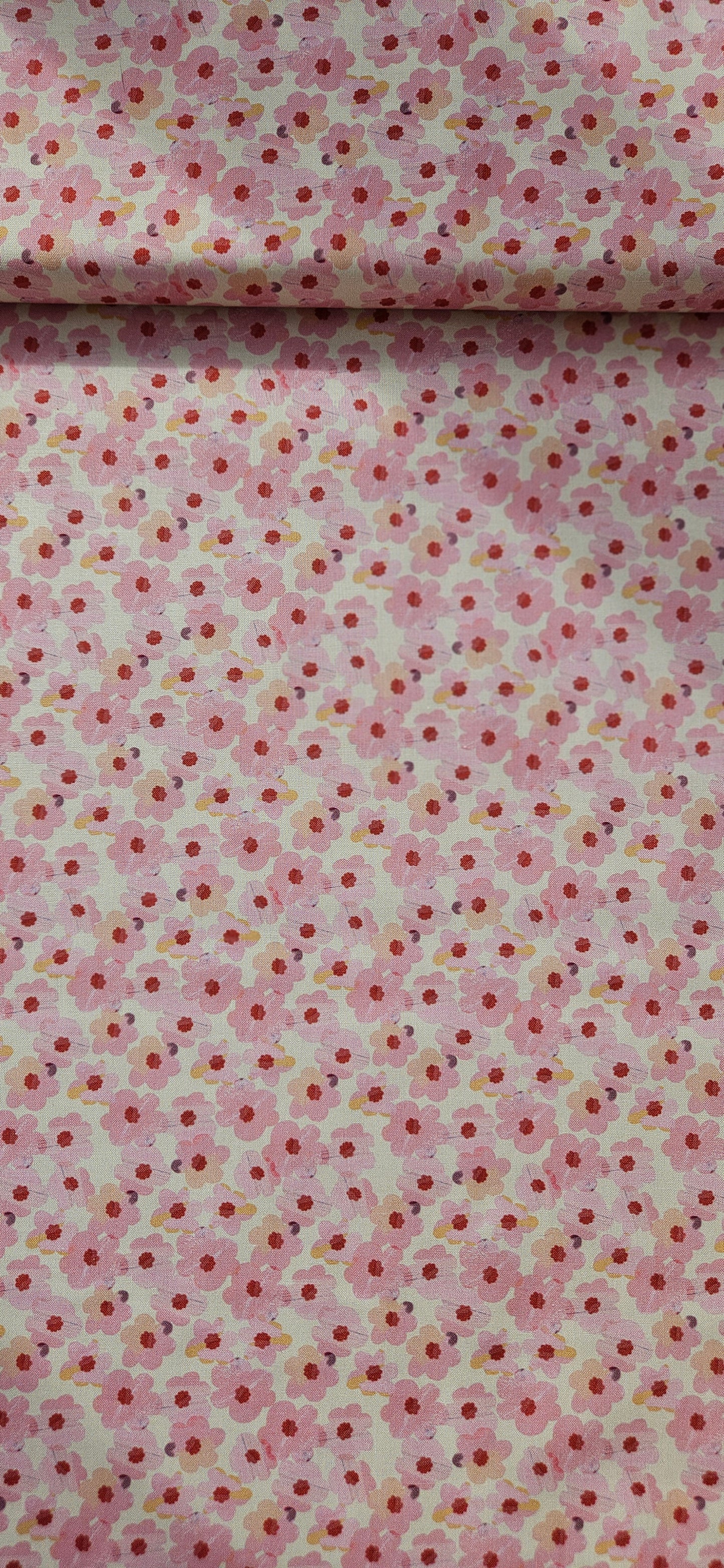 Lewis & Irene Cotton Fabric - Flower Market Collection - Pink Roses