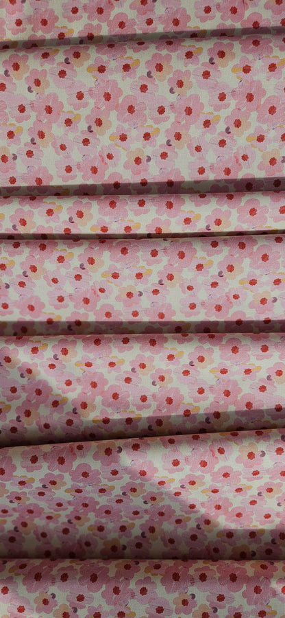 Lewis & Irene Cotton Fabric - Flower Market Collection - Pink Roses