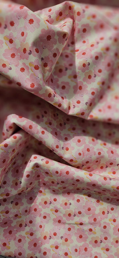 Lewis & Irene Cotton Fabric - Flower Market Collection - Pink Roses