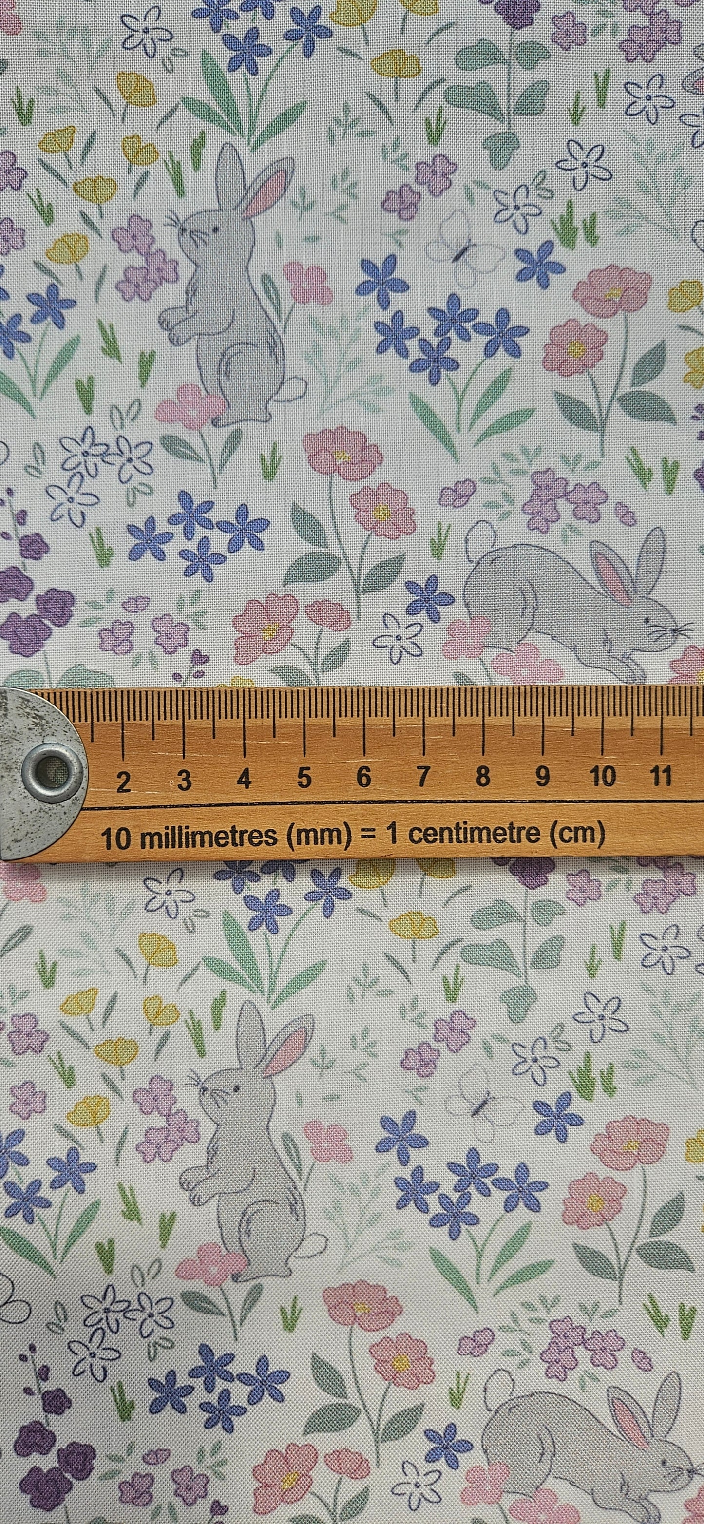 Lewis & Irene Dear Spring Collection Chasing Tails White Cotton Fabric by Cassandra Connolly | 100% Premium Quilting Fabric