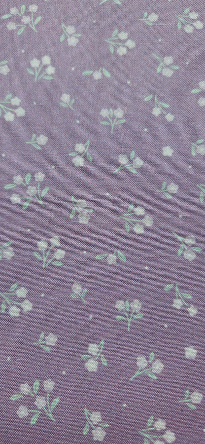 Lewis & Irene Dear Spring – Ditsy Dance Purple by Cassandra Connolly | 100% Premium Quilting Cotton