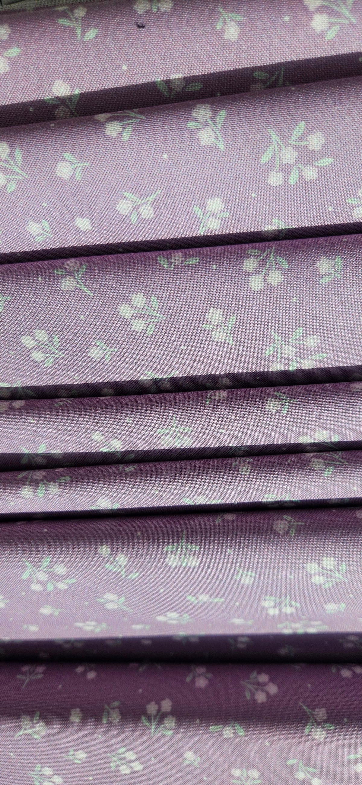 Lewis & Irene Dear Spring Ditsy Dance Purple floral quilting cotton fabric by Cassandra Connolly.