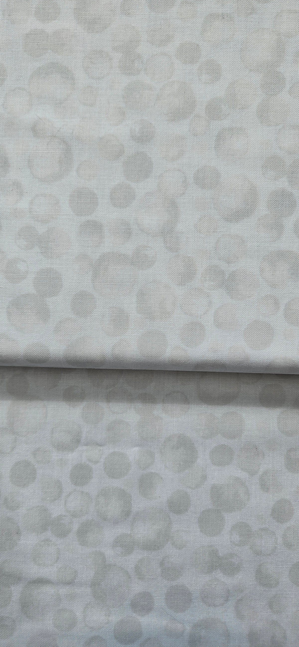 Lewis & Irene Bumbleberries White premium quilting cotton blender fabric with a subtle tonal design.