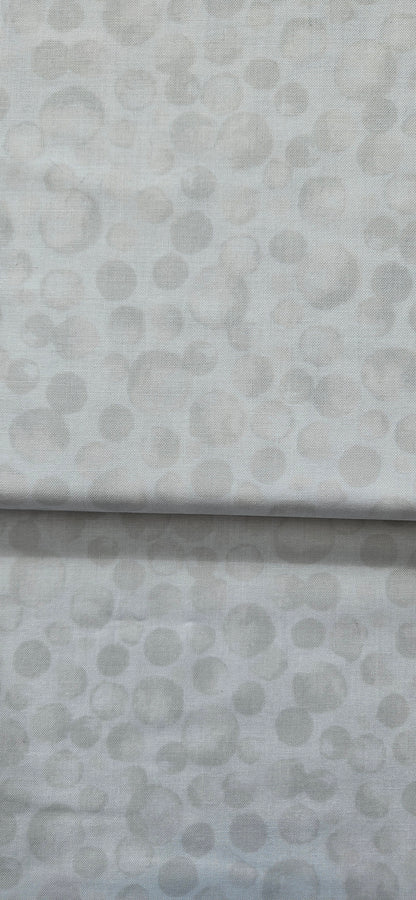 Lewis & Irene Bumbleberries White premium quilting cotton blender fabric with a subtle tonal design.
