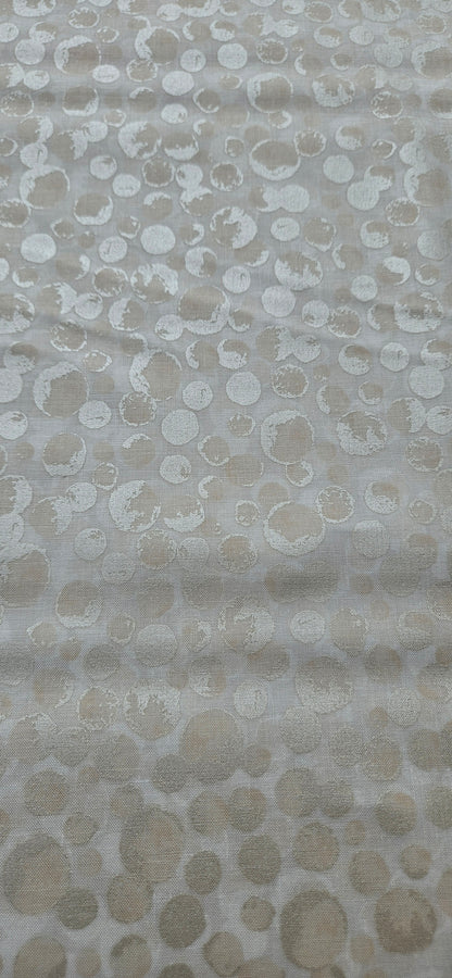 Lewis & Irene Bumbleberries Cream Pearl premium quilting cotton blender fabric with a subtle pearlescent finish.