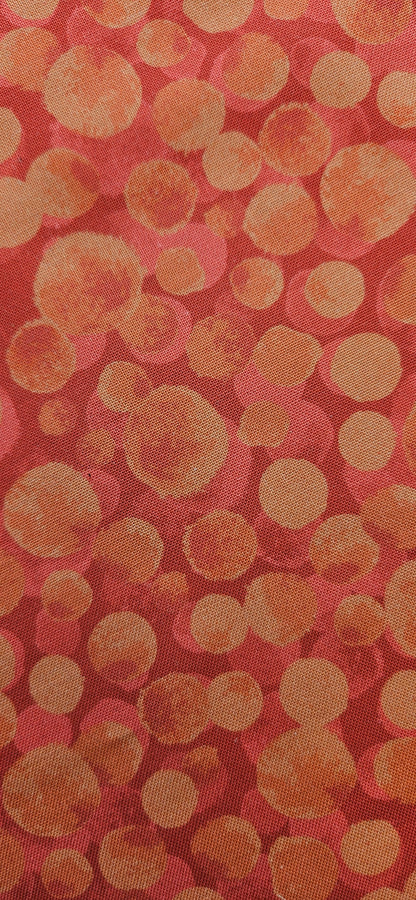 Lewis & Irene Bumbleberries Red Rust premium quilting cotton blender fabric in warm red and rust tones.