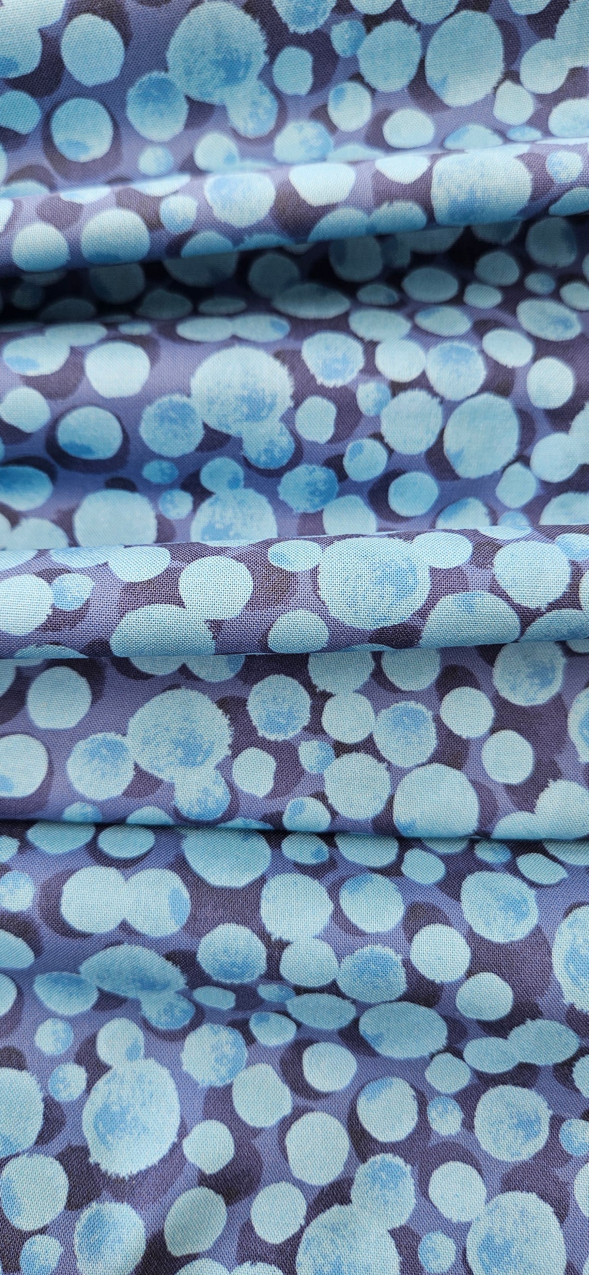 Lewis & Irene Bumbleberries – Multi Blue Cotton Fabric | 100% Premium Quilting Cotton