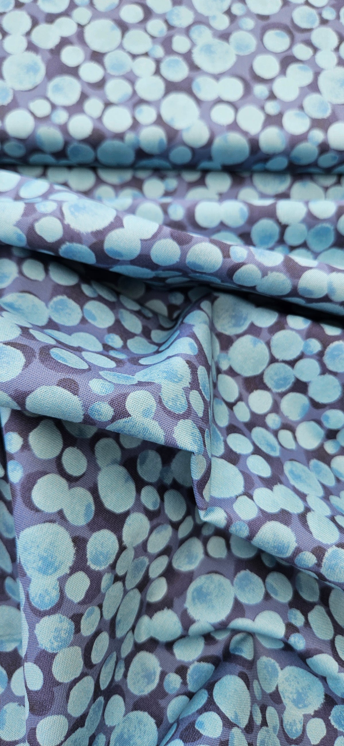 Lewis & Irene Bumbleberries – Multi Blue Cotton Fabric | 100% Premium Quilting Cotton
