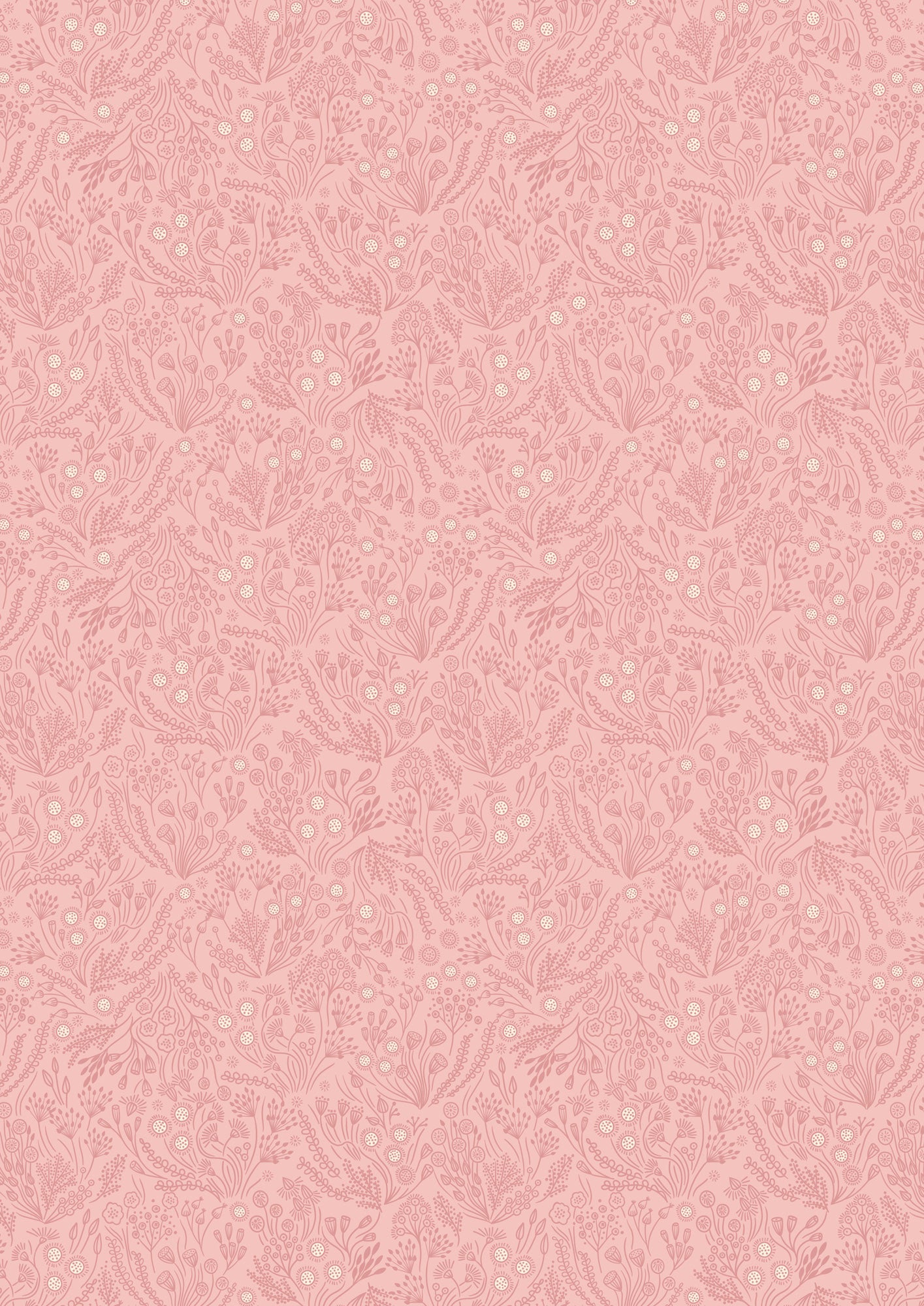 Lewis and Irene Floral Seeds on Rose Pink