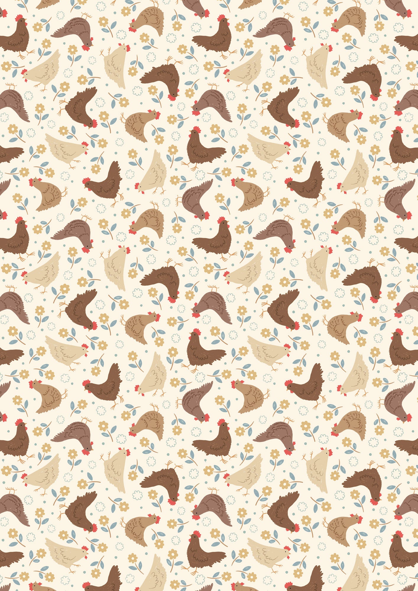 Lewis and Irene - Hens on cream