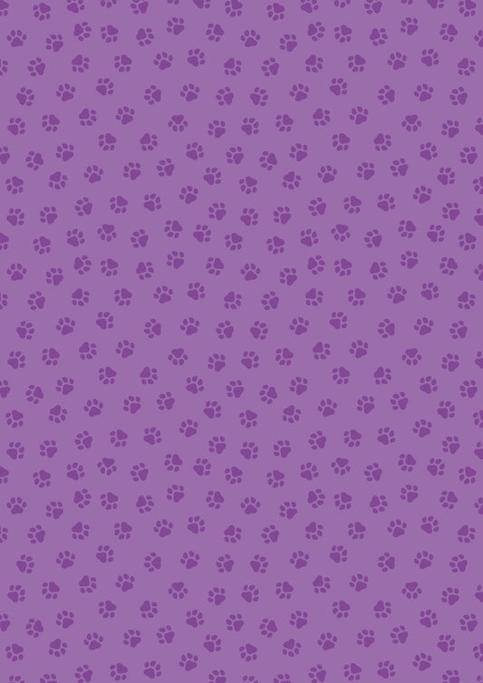 Lewis and Irene Purple Paw Prints