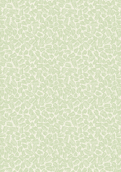 Lewis & Irene Cotton Fabric -Mini leaves on cream
