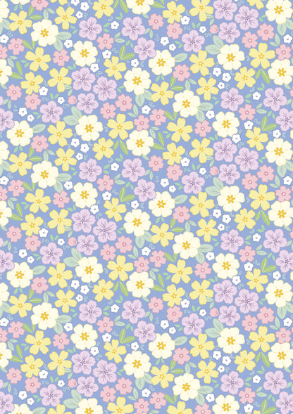 Lewis and Irene - Dear Spring - Primrose Prairie - Dusky Mid Blue