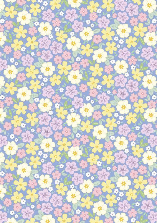 Lewis and Irene - Dear Spring - Primrose Prairie - Dusky Mid Blue