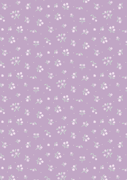 Lewis and Irene - Dear Spring - Ditsy Dance - Purple