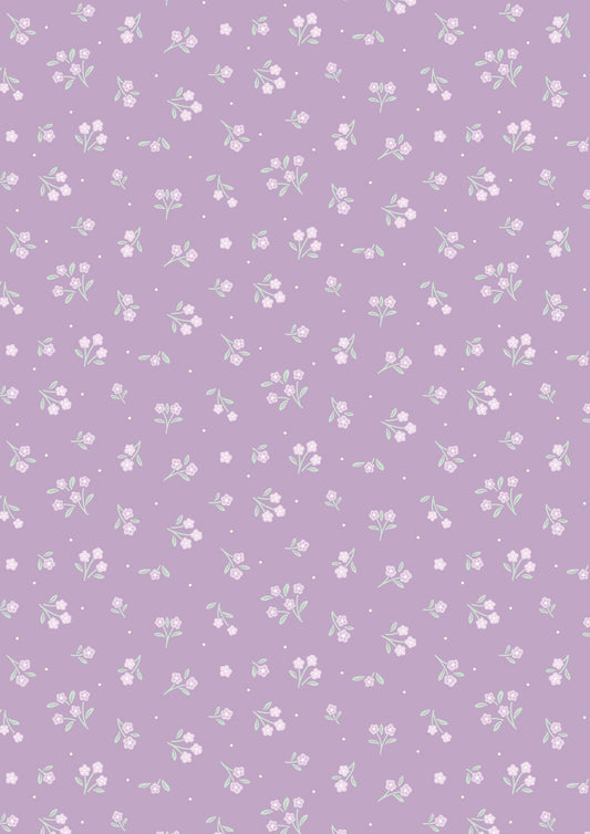 Lewis and Irene - Dear Spring - Ditsy Dance - Purple