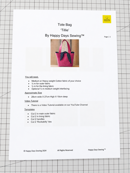 Make Your Own Tote Bag (Purse not included)