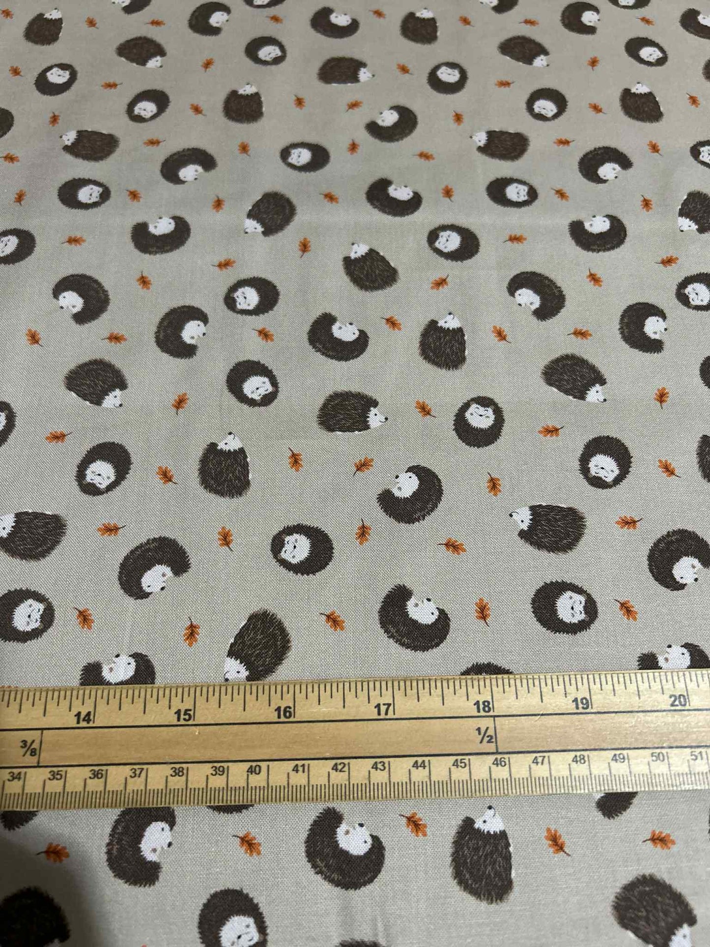 Lewis and Irene Hedgehogs on Light Brown