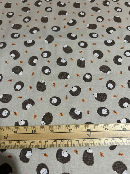 Lewis and Irene Hedgehogs on Light Brown