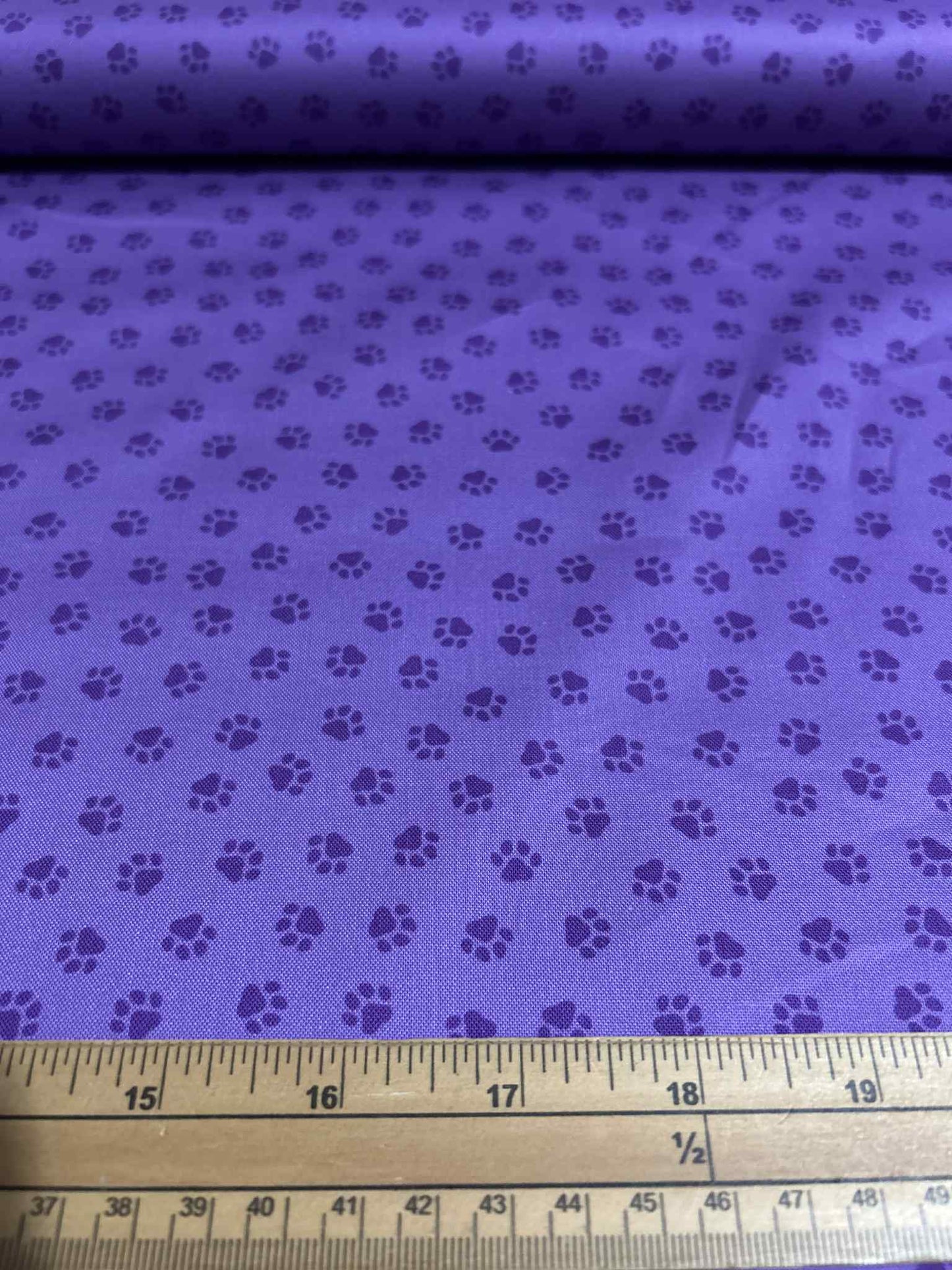 Lewis and Irene Purple Paw Prints