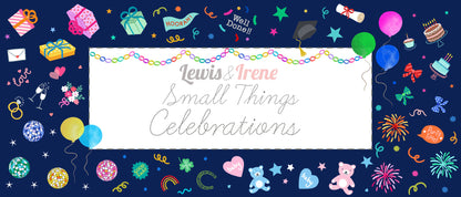 Lewis & Irene Small Things… Celebration – Balloons Cotton Fabric | 100% Premium Quilting Cotton