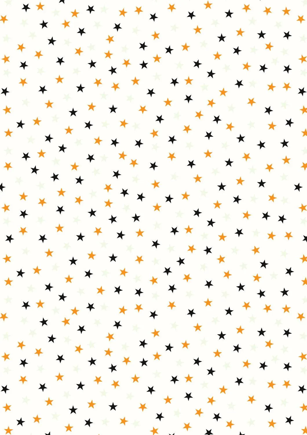 Lewis & Irene Cotton Fabric – Stars on Cream Glow Fabric | Transylvania Glow Collection | Halloween Quilting Fabric | Sold by the Half Metre
