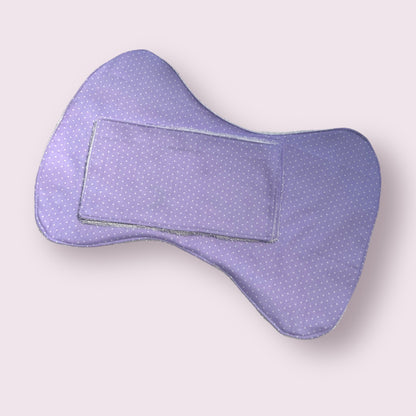 Polka Dot Burp Cloth and Reusable Wipe Bundle
