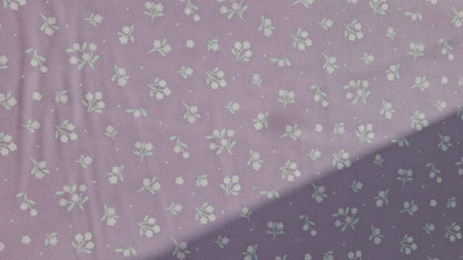 Lewis & Irene Dear Spring – Ditsy Dance Purple by Cassandra Connolly | 100% Premium Quilting Cotton