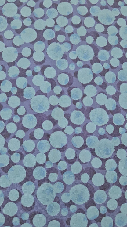 Lewis & Irene Bumbleberries – Multi Blue Cotton Fabric | 100% Premium Quilting Cotton